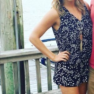 Cupcake & Cashmere Open Back Romper